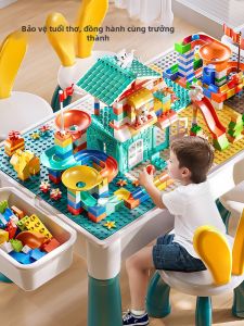 WANJUTEGONGDUI | Bàn Đồ Chơi Khối Xây Dựng Đa Năng Mảnh Lớn