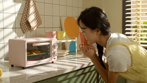 เตาอบไฟฟ้าในครัวเรือนมัลติฟังก์ชั่ 12 ลิตรมินิเตาอบอัตโนมัติขนาดเล็กเบเกอรี่เค้กนึ่ง