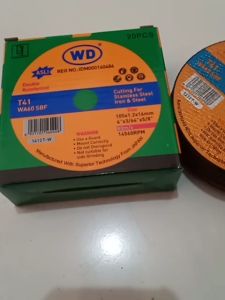 HARGA DISKON Mata Gerinda Potong WD CUTTING 4" inch harga per dus kotak Isi 20 Pcs Batu Gurinda Potong WD Gold Bisa COD