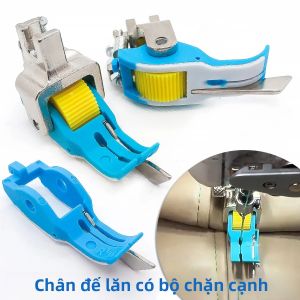 Sắt Flo Chống Mài Mòn Phẳng Xe SP18 Nhựa Mặt Bích Con Lăn Chân Phải Dừng Edge Đồng Bằng Dòng Phụ Kiện Máy May