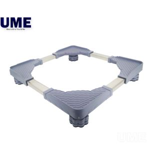 Adjustable Movable Base Laundry Pedestal Stand Bracket for Washing Machine Dryer Refrigerator EM60