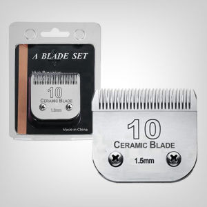 10# Detachable Dog Pet Cat A5 Clipper Blade Compatible With Most Andis Oster Wahl KM Clippers,Ceramic & Carbon Steel Blade