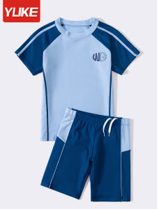 Quần Bơi Trẻ Em Nhanh Khô Chuyên Nghiệp Bộ Đồ Bơi Lướt Vải Polyester Và PU Đàn Hồi Dành Cho Bé Trai Từ 7-14 Tuổi