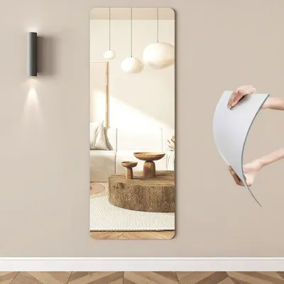 Flexible Self-Adhesive Full-Length Mirror