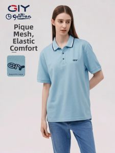 GYgoldlion | Leisure Breathable Womens Polo Shirt