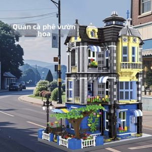 TAOZIAWA | World Landmark Scenery Cafe Building Childrens Educational Small Particle Building Blocks Toy