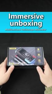 FNIRSI | FNIRSI DST-210 3-in-1 Digital Oscilloscope Multimeter 19999 Counts 10MHz 48Msps Portable Automotive Oscilloscope Electrical Tool