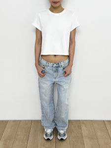 เสื้อยืดคอกลมแขนสั้นผ้าฝ้ายลายพิมพ์ลายฤดูร้อนสำหรับผู้หญิง สวมใส่สบาย สไตล์สตรีท แฟชั่นลำลอง แขนสั้น ทรงหลวม แขนสั้น ทรงหลวม