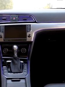 COLOUR LINING STRIP Interior DF Car Strip Grid Rubber Line Wire Sticker Dashboard Aircond Lining Axia Myvi Bezza Accessories