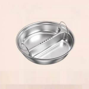 BAICHANG | Food Grade 304 Stainless Steel Divider Steamer Insert