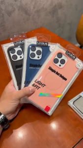 Ốp lưng điện thoại Likgus chống bẩn từ tính hỗ trợ sạc không dây 16 pro max 15 14 13 11 Pro 14 Plus 12 Pro MAX MinnSTORE