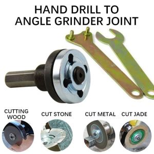 Angle Grinder Connecting Rod Electric Drill Variable Angle Grinder Connecting Converter Adapter One set of tools (5 pieces) ﻿