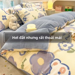MANCAI | Winter Flannel and Cotton Quilt Cover Plush Thick