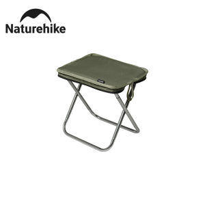 Naturehike Small folding stool outdoor portable aluminum alloy ultralight camping stool integrated quick-open bracket