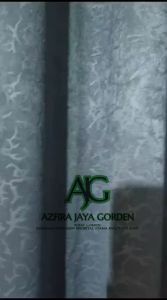 Gorden smokring 12 ring tebal murah motif akar abstrak halus tidak nerawang gordyn jendela minimalis