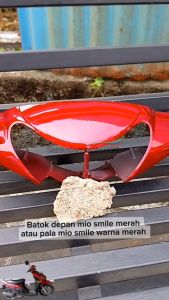 Batok Lampu Depan Mio Smile Merah Maroon 2008-2013 / Pala Mio Smile Warna Merah Maroon