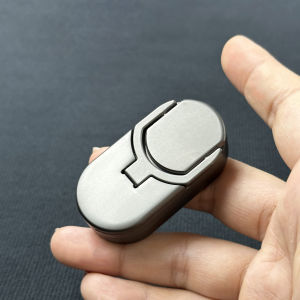 EDC ตัวเลื่อนฟิดเจ็ตสปินของเล่น Relief ความเครียดสำหรับผู้ใหญ่เป้าหมายโลหะแม่เหล็กผลักเลื่อนนิ้วกดหมุนเหรียญบีบอัด