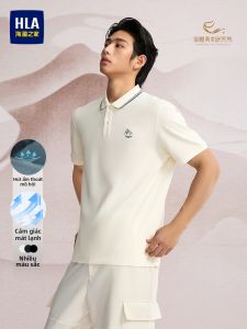 HLA | Áo Polo Thêu Mới Mùa Xuân Hè Giúp Làm Mát Thấm Mồ Hôi Chống Nắng