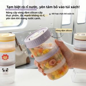 WODEBAIHUI | Hộp Cơm Giữ Nhiệt Thân Thiện Với Chế Độ Ăn Kiêng