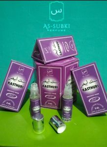 Parfum Arab Aroma KASTURI KIJANG 1Box Isi 6Pcs Ukuran 6ml Roll-On Non Alkohol Pria Wanita Wangi Tahan Lama