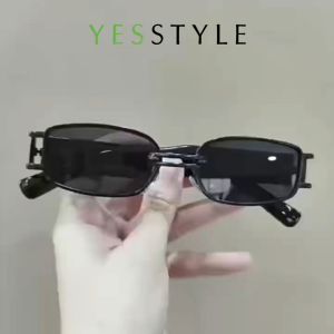 Yesstyle Kacamata Hitam Persegi Pria Wanita Gaya Ulzzang Trendy Sunglasses Retro Fashion