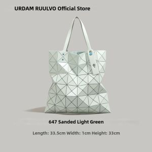 URCDN RDALVO | Geometric Lattice Tote Bag Large Capacity