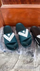 Dép nam đẹp đầu lâu HYDROGEN đẹp siêu nhẹ HOT 2023 dép lê nam quai ngang đẹp siêu nhẹ