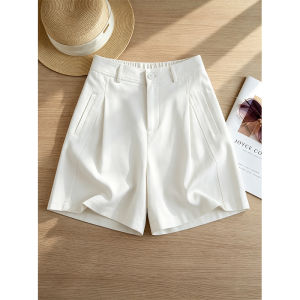 La Chapelle | Breathable Linen Blend Flared Shorts Mid-thigh