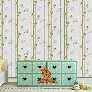 Wallpaper Dinding Polkadot Garis Ukuran 45 Cm x 10 Meter