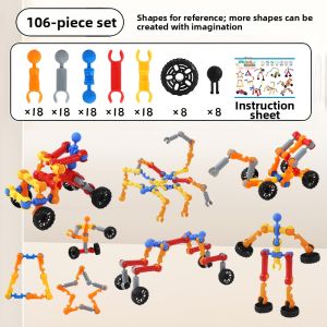 DUOKA | Educational Skeletal Joint Building Blocks 3-6 Years