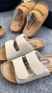 StrideNest Fashion Two Band Buckle Cork Footbed Sandals | Comfort Daily Outdoor Walking Slides#BT547