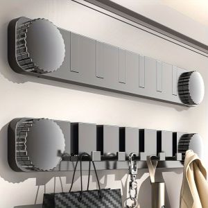 Heavy Duty Vacuum Suction Cup Hooks Rack Wall Mount No Drilling Coat Hanger Rail Bar for Bathroom Kitchen Door Towel Robe Hat