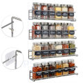 2 Chiếc Kim Loại Treo Tường Giá Đựng Gia Vị Tổ Chức-Nhà Bếp Gia Vị Bảo Quản Bình Đựng Tủ Kệ Để Quản Lý Gia Vị Hiệu Quả. 