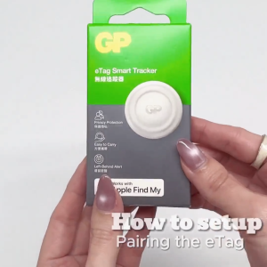 GP eTag Smart Locator Tracker Anti-Lost Finder Tracker GPS Tracking Device [Works with iOS Only] Without Casing