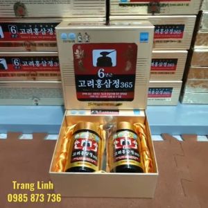 Cao hồng sâm 365 hàn quốc chính hãng hộp 2 lọ x240g - Cao sâm hàn quốc tăng thể lực phòng ung thư