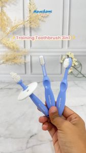 Momi Homi Training Toothbrush 3 in 1: Peralatan Kebersihan Bayi yang Praktis