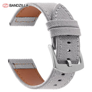 Universal Canvas Nylon Leather Watchband 18mm 20mm 22mm 24mm Strap Men Women Wristbelt for Seiko for Omega High Quality Bracelet