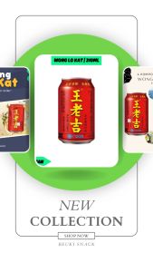 Wong Lo Kat Liang Teh Wanglaoji Minuman Cincau Dingin