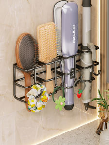 Wall-Mounted No-Drilling Bathroom Storage Shelf