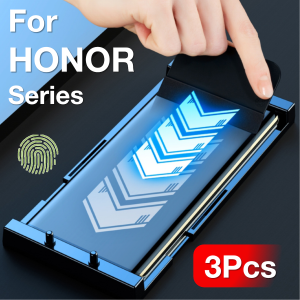 3 Pcs For HONOR Magic 6 5 Pro 4 3 100 90 80 SE 70 60 50 PRO V40 X40 Screen Protector Protective With KitNot Tempered Glass