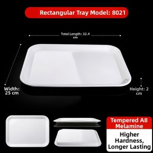 Beef Serving Plate for Freshly Cut Beef Display Commercial White