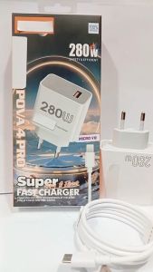 Charger HP POVA 4 PRO 280W Super Fast Charger Support Fast Charging
