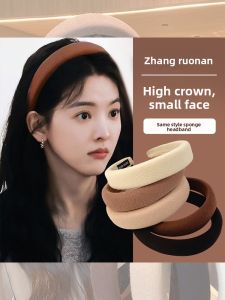NING ZHOU | Face-Slimming Heightened Top Headband