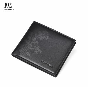 LouisWill Fashion Short Wallet Anti Theft Brush Retro Wallet Business Wallet Soft PU Wallet Multi-Card Position Wallets Travel Purses Zipper Coin Pouch ID Credit Cards Holders RFID