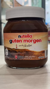 Date 05/26  Mứt Nutella hạt phỉ và cacao 450g  - Hazelnut spread with cocoa 450g - hủ thủy tinh