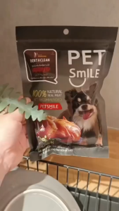 Petsmile ขนมขัดฟันสำหรับสุนัข 1ซองเล็กx9ชิ้น