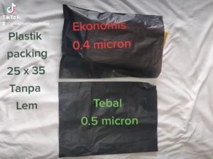 (Ekonomis) Plastik Packing 25 x 35 HD Tanpa Plong / Plastik Hitam / Plastik Sampah Ekonomis / Plastik 25 x 35 Ekonomis / Polybag