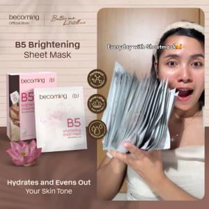 [BUY 7 GET 8] becoming B5 Sheet Mask 25ml with Panthenol | Bundle Isi 8pcs
