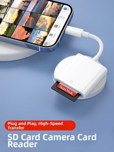 CHAOPAI | Multi-Format OTG Card Reader for SD Cards USB Type-C and Lightning