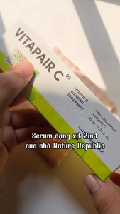 Serum Dạng Xịt Nature Republic Repair C Blending Mist Dưỡng Sáng Cấp Ẩm Căng Bóng Da Hàn Quốc Chai 80ml